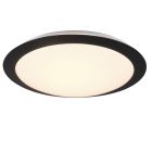 Lampada da soffitto da bagno bianca in plastica, Ronan, 12W, 3000K LED, IP44