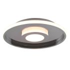 Lampada da soffitto da bagno moderna cromata, Kayla, 35W, 3000K LED, IP44