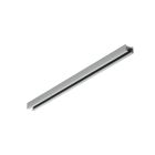 Binario da 50 cm per illuminazione a binario bifase, grigio