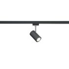 Faretto Kaso nero per illuminazione a binario a 2 fasi