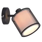 Faretto da parete moderno antracite, Mirle