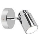 Faretto da soffitto per bagno moderno cromato, Nelis, IP44