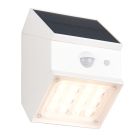 Applique da esterno solare moderna bianca, Majida, IP65