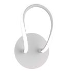 Applique da parete design bianca, Marell, 11W, 4000K LED, dimmer in 3 fasi