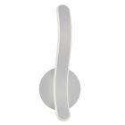 Applique da parete design bianca, Resy, 11W, 4000K LED, dimmer in 3 fasi