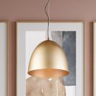 Lampada a sospensione semisfera moderna in ottone, Ingmar