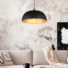 Lampada a sospensione industriale nera, Sylvano