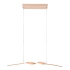 Lampada a sospensione design marrone, Quirinus, 18W, 4000K LED