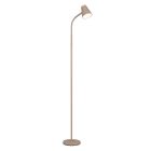 Lampada da terra moderna marrone, Rahul, 4,5W, 3000K LED, con interruttore