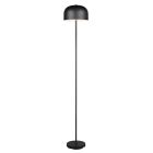 Lampada da terra ricaricabile moderna nera, Dustin, 2,5W, 3000K LED, dimmer in 3 fasi