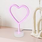 Lampada da tavolo per bambini rosa in plastica, Sorian, 1W, 3000K LED
