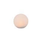 Faretto da giardino solare moderno bianco, Yavuz, 0,5W, RGBW LED, IP67, con telecomando