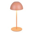 Lampada da tavolo ricaricabile arancione in plastica, Mikhail, 2W, 3000K LED, IP44, controllo touch