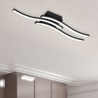 Plafoniera moderna nera, Go, 5W, 3000K LED