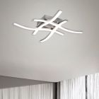 Lampada da soffitto moderna in nichel, Go, 5W, 4000K LED