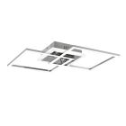 Plafoniera moderna cromata, Semira, 25W, 4000K LED, dimmer in 3 fasi