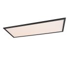 Plafoniera moderna nera, Marlise, 33,5W, bianco regolabile tra caldo e freddo LED, con telecomando