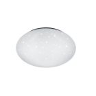 Plafoniera moderna bianca, Neda, 18W, bianco regolabile tra caldo e freddo LED, con telecomando