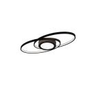 Plafoniera moderna antracite, Sarama, 27W, 3000K LED