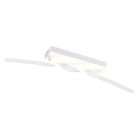 Lampada da soffitto design bianca, Quirinus, 18W, 4000K LED