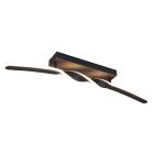 Lampada da soffitto design nera, Quirinus, 18W, 4000K LED