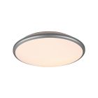 Plafoniera moderna grigia, Celine, 20W, 3000K LED, dimmer in 3 fasi