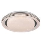 Plafoniera moderna bianca, Alpha, 10,5W, bianco regolabile tra caldo e freddo LED, con telecomando