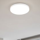 Plafoniera bianca in plastica, Sharde, 18W, 4000K LED, IP44