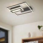 Plafoniera design nera, Shun, 22W, 3000K LED