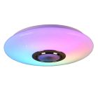 Plafoniera moderna bianca, Birgitta, 15,5W, RGBW LED, con telecomando