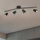 Faretto da soffitto moderno nero, Taj, 3W, 3000K LED