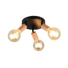 Faretto da soffitto vintage marrone, Rihab