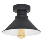Lampada da soffitto nera industriale, Locker
