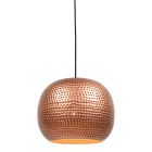 Lampada a sospensione in rame industriale, Fawwaz