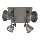 Faretto da soffitto grigio industriale, Redon