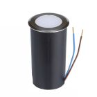 Faretto da esterno a pavimento argento moderno, Marcus, 1W, 6500K LED, IP67