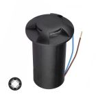 Faretto da esterno a pavimento nero moderno, Marcus, 1W, 6500K LED, IP67