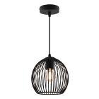 Lampada a sospensione nera industriale, Wiro