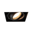 Faretto da incasso senza cornice nero moderno, Joost