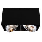 Faretto da superficie nero moderno, Harup