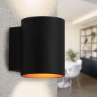 Lampada da parete up down dorata moderna, Dalila