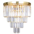Lampada da soffitto dorata design, Kajol