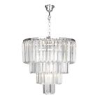 Lampada a sospensione cromata design, Kajol