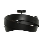 Lampada da soffitto nera moderna, Tanno