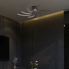 Lampada da soffitto dorata moderna, Laurina, 36W, bianco regolabile tra caldo e freddo LED