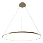 Lampada a sospensione dorata design, Kubra, 36W, bianco regolabile tra caldo e freddo LED
