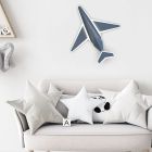 Lampada da soffitto per bambini bianca metallo, Jet, 37W, 3000K LED, dimmer in 3 fasi