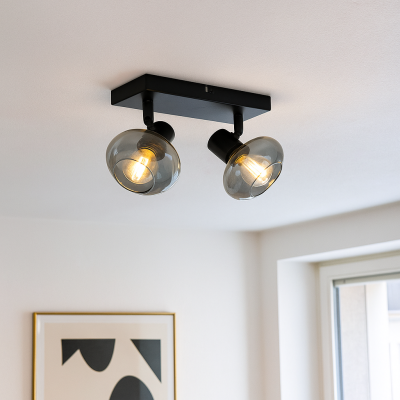 Faretto da soffitto nero design, Skip