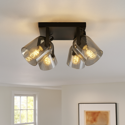 Faretto da soffitto grigio design, Clyde