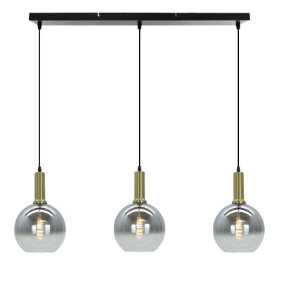 Lampada a sospensione grigia design, Emerson